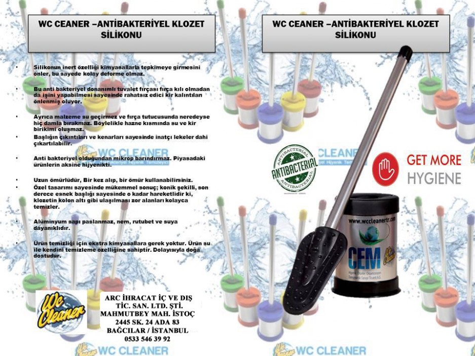 Wc Cleaner (Silikonlu Tuvalet Temizleyici) Wc Cleaner (Silikonlu Tuvalet Fırçası)
